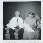 Grandma and Grandpa Gutowski with unknown baby