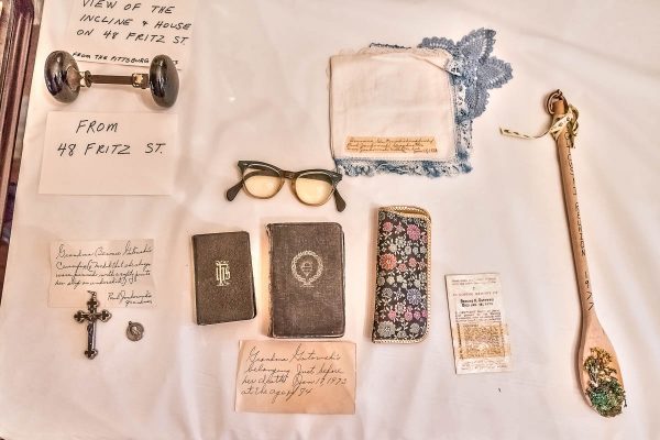 A few precious personal possessions of Grandma Bernice Gutowski bring back memories.  The glasses got me.